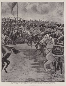 Dronningen ved Aldershot, Royal Review på Laffan